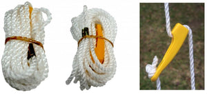 SUPA PEG 6MM SINGLE GUY ROPE WITH UNIVERSAL ROPE RUNNER