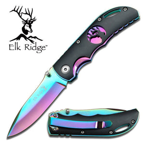ELK RIDGE RAINBOW FOLDING KNIFE