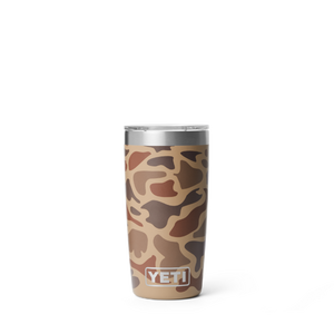 YETI RAMBLER 10OZ TUMBLER WITH MAGSLIDER LID LIMITED EDITION WETLANDS CAMO