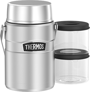 THERMOS 1.39LT KING BIG BOSS FOOD JAR STAINLESS STEEL