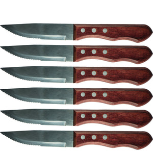 AVANTI JUMBO STEAK KNIFE SET 6