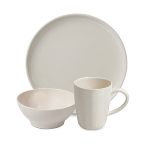 CAMPFIRE BAMBOO 12PCE DINNER SET CREAM