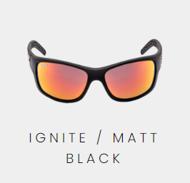 SPOTTERS FUSION MATT BLACK IGNITE SUNGLASSES