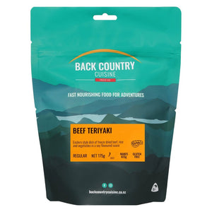 BACK COUNTRY CUISINE BEEF TERIYAKI REGULAR