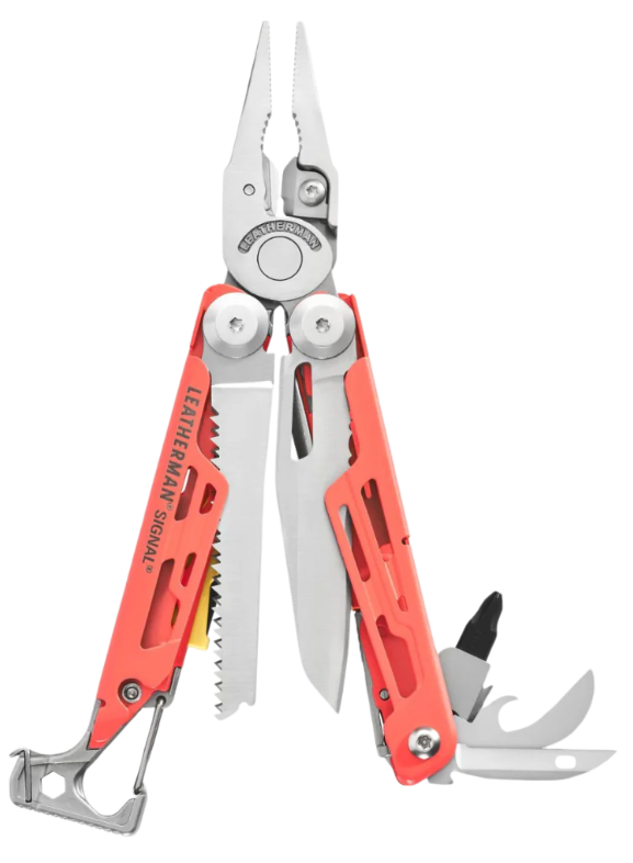 LEATHERMAN SIGNAL GUAVA & SILVER WITH NYLON SHEATH