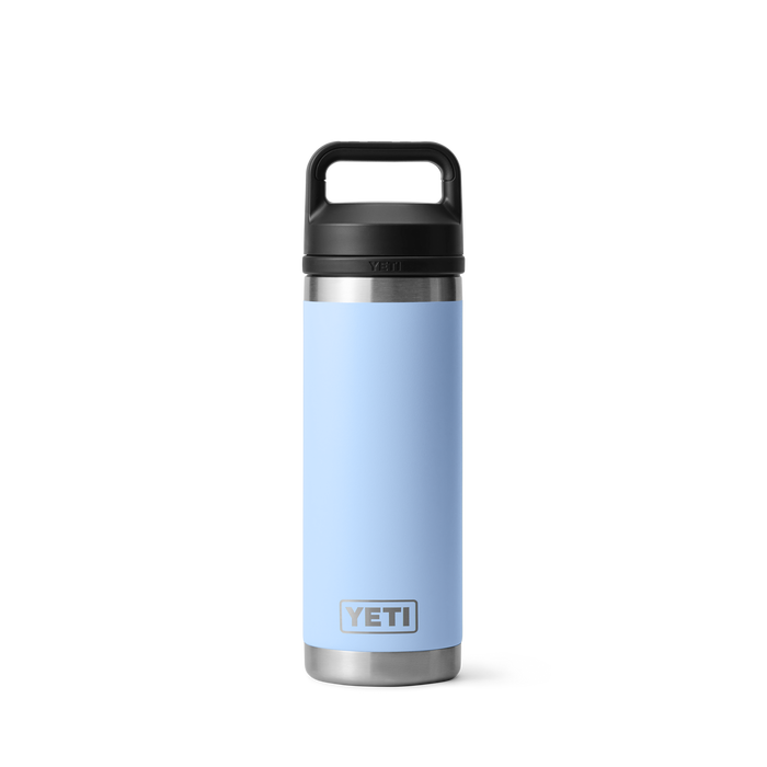 YETI RAMBLER 18OZ BOTTLE WITH CHUG CAP LIMITED EDITION BIG SKY BLUE