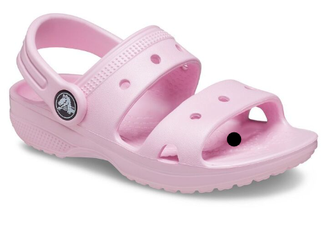 CROCS CLASSIC SANDAL T KIDS BALLERINA PINK C10
