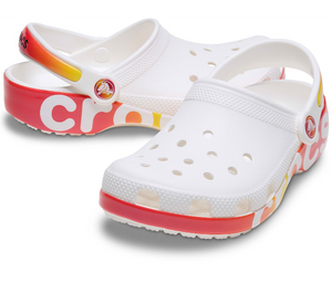 CROCS CLASSIC CLOG K KIDS REFLECTOR WHITE/MULTI [Sz:C11]