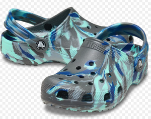 CROCS CLASSIC CLOG KIDS MARBLED CARBON [Sz:C13]
