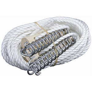 SUPEX 6MM DOUBLE GUY ROPE WITH HEAVY DUTY WOOD & SPRING