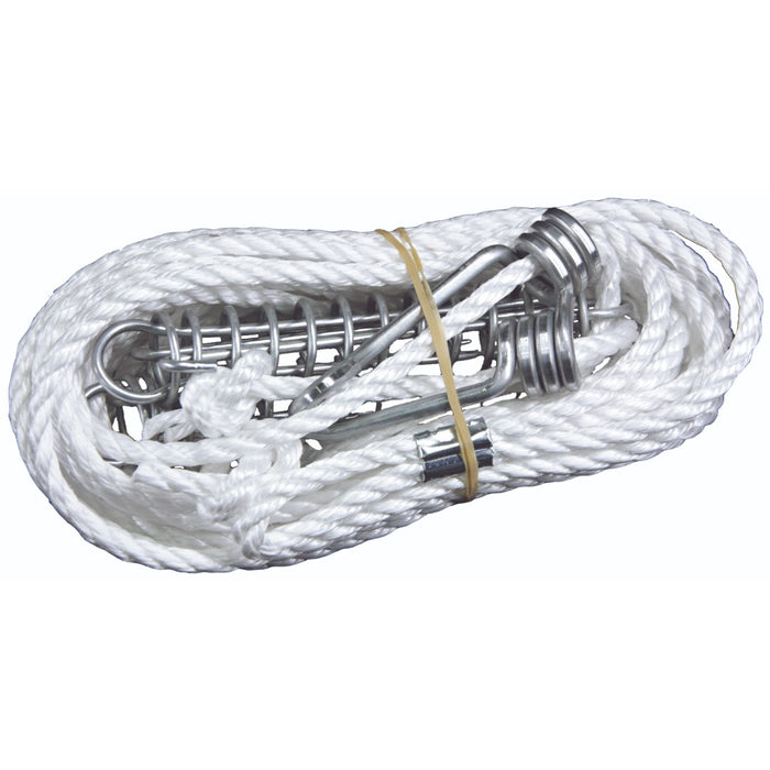 SUPEX 6MM DOUBLE GUY ROPE WITH METAL RUNNER & SPRINGS