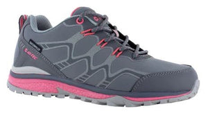 HI TECH STINGER LOW WP WOMENS [Sz:8  Cl:GREY/PINK]