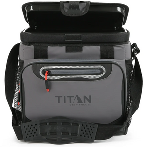 TITAN 16 CAN ZIPPERLESS COOLER SHARKSKIN GREY