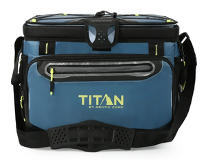 TITAN 30 CAN ZIPPERLESS COOLER MARINE BLUE