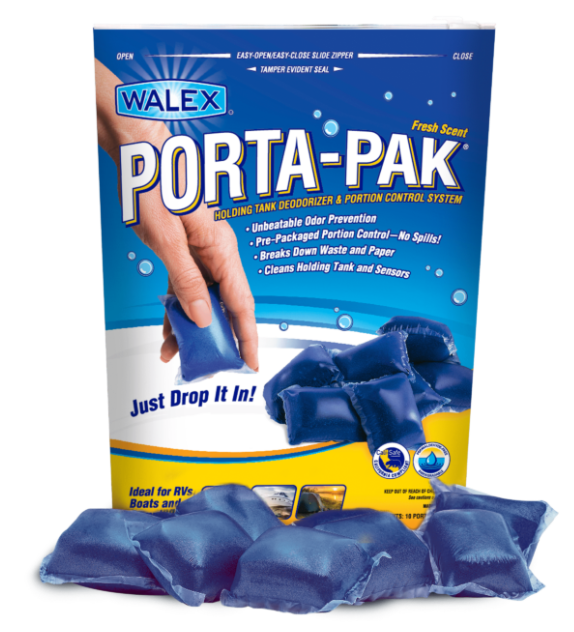WALEX PORTA-PAK SACHETS BLUE FRESH SCENT PACK OF 15