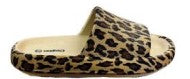 CLOGEES WOMENS SOFTY SLIDE LEOPARD