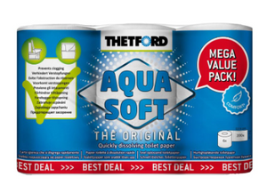 CEQUENT AQUA SOFT TOILET ROLLS 6PK