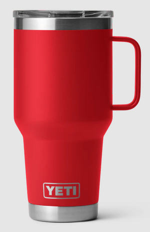 YETI RAMBLER 30OZ TRAVEL MUG WITH STRONGHOLD LID [Cl:RESCUE RED]