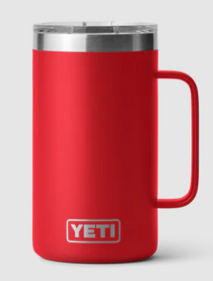 YETI RAMBLER 24OZ MUG WITH MAGSLIDER LID [Cl:RESCUE RED]