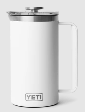 YETI RAMBLER 34OZ FRENCH PRESS WHITE