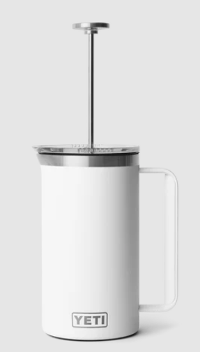 YETI RAMBLER 34OZ FRENCH PRESS WHITE