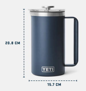 YETI RAMBLER 34OZ FRENCH PRESS [Cl:NAVY]