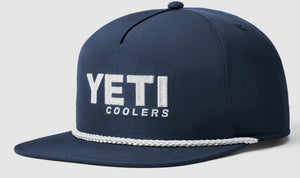YETI FLAT BRIM HAT NAVY [Cl:NAVY]
