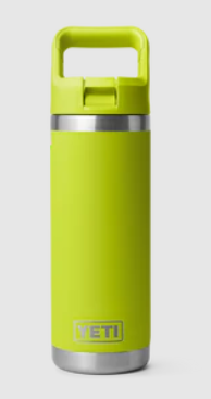Yeti Rambler 18oz Bottle Chartreuse Chug Cap LIMITED EDITION Lime Green
