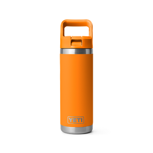 YETI RAMBLER 18OZ STRAW BOTTLE LIMITED EDITION KING CRAB ORANGE 