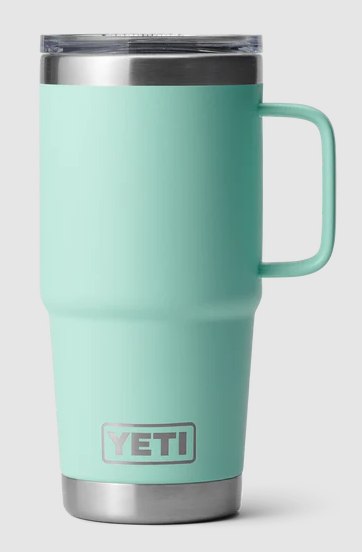 YETI RAMBLER 20OZ TRAVEL MUG WITH STRONGHOLD LID