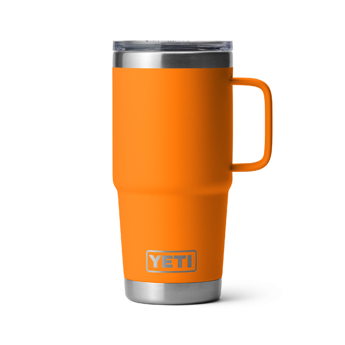 YETI RAMBLER 20OZ TRAVEL MUG WITH STRONGHOLD LID LIMITED EDITION KING CRAB ORANGE