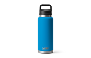 YETI RAMBLER 36OZ BOTTLE WITH CHUG CAP LIMITED EDITION BIG WAVE BLUE