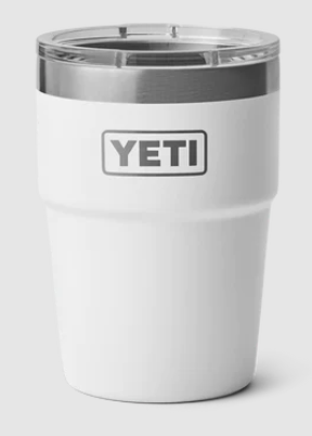 YETI RAMBLER 16OZ STACKABLE CUP WITH MAGLSIDER LID [Cl:WHITE]