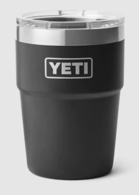 YETI RAMBLER 16OZ STACKABLE CUP WITH MAGLSIDER LID [Cl:BLACK]