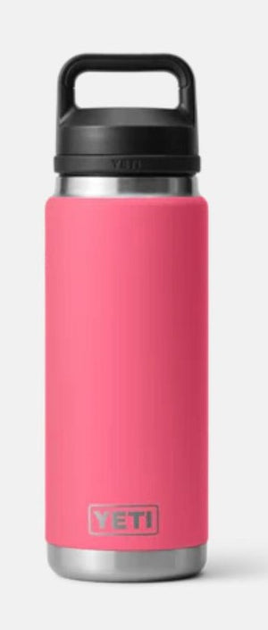 YETI RAMBLER 26OZ BOTTLE WITH CHUG CAP LIMITED EDITION TROPICAL PINK