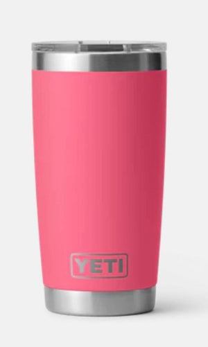 YETI RAMBLER 20OZ TUMBLER WITH MAGSLIDER LID LIMITED EDTION TROPICAL PINK