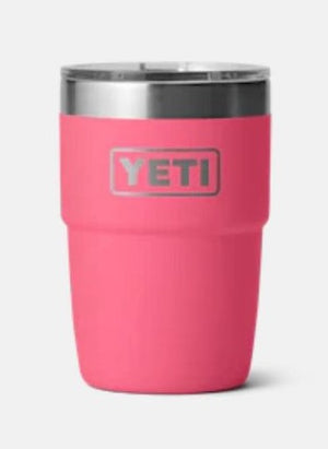 YETI RAMBLER 8OZ CUP WITH MAGLSIDER LID LIMITED EDITION TROPICAL PINK