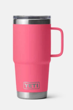 YETI RAMBLER 20OZ TRAVEL MUG WITH STRONGHOLD LID [Cl:TROPICAL PINK]