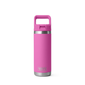 YETI RAMBLER 18OZ STRAW BOTTLE LIMITED EDITION WILDFLOWER FUCHSIA