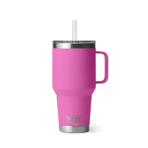 YETI RAMBLER 35OZ STRAW MUG LIMITED EDITION WILDFLOWER FUCHSIA