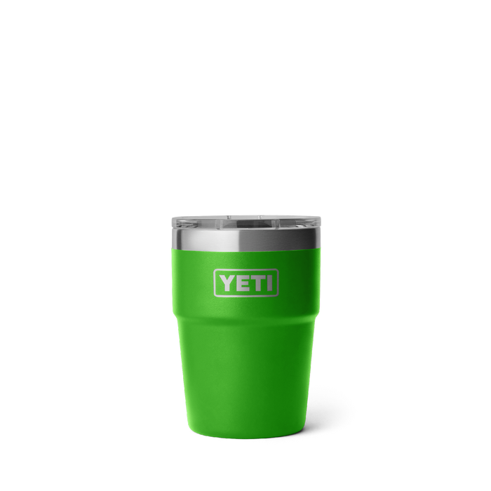 YETI RAMBLER 16OZ STACKABLE CUP WITH MAGSLIDER LID CANOPY GREEN