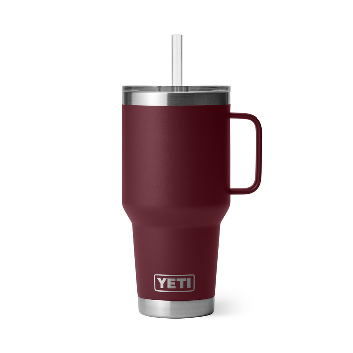 YETI RAMBLER 35OZ STRAW MUG LIMITED EDITION WILD VINE RED