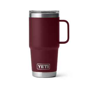 YETI RAMBLER 20OZ TRAVEL MUG WITH STRONGHOLD LID LIMITED EDITION WILD VINE RED