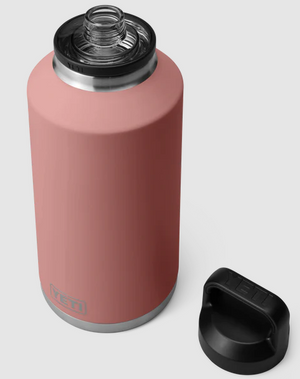 YETI RAMBLER 64OZ BOTTLE WITH CHUG CAP LIMITED EDITION SANDSTONE PINK