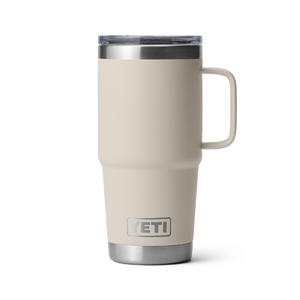 YETI RAMBLER 20OZ TRAVEL MUG WITH STRONGHOLD LID LIMITED EDITION CAPE TAUPE