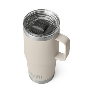 YETI RAMBLER 20OZ TRAVEL MUG WITH STRONGHOLD LID LIMITED EDITION CAPE TAUPE