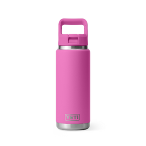 YETI RAMBLER 26OZ STRAW BOTTLE LIMITED EDITION WILDFLOWER FUCHSIA