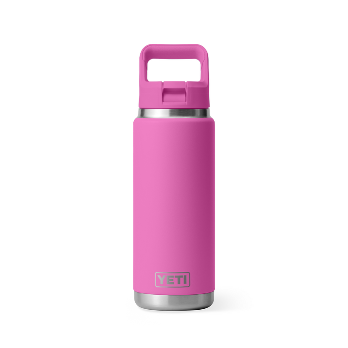 YETI RAMBLER 26OZ STRAW BOTTLE LIMITED EDITION WILDFLOWER FUCHSIA