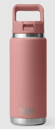 YETI RAMBLER 26OZ STRAW BOTTLE LIMITED EDITION SANDSTONE PINK