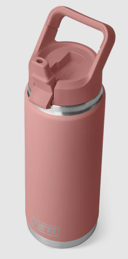 YETI RAMBLER 26OZ STRAW BOTTLE LIMITED EDITION SANDSTONE PINK